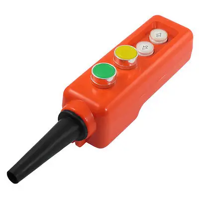 

Green Yellow Cap Up-down Momentary Push Button Switch 660V 10A for Crane