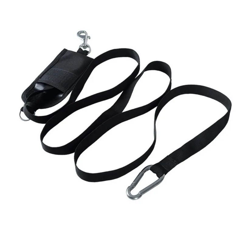 

Snorkeling Scuba Diving Dive Pocket Anti-lost Rope with Mesh Pouch Bag with Clip for Camera Drift Hooks Equipment Accessories