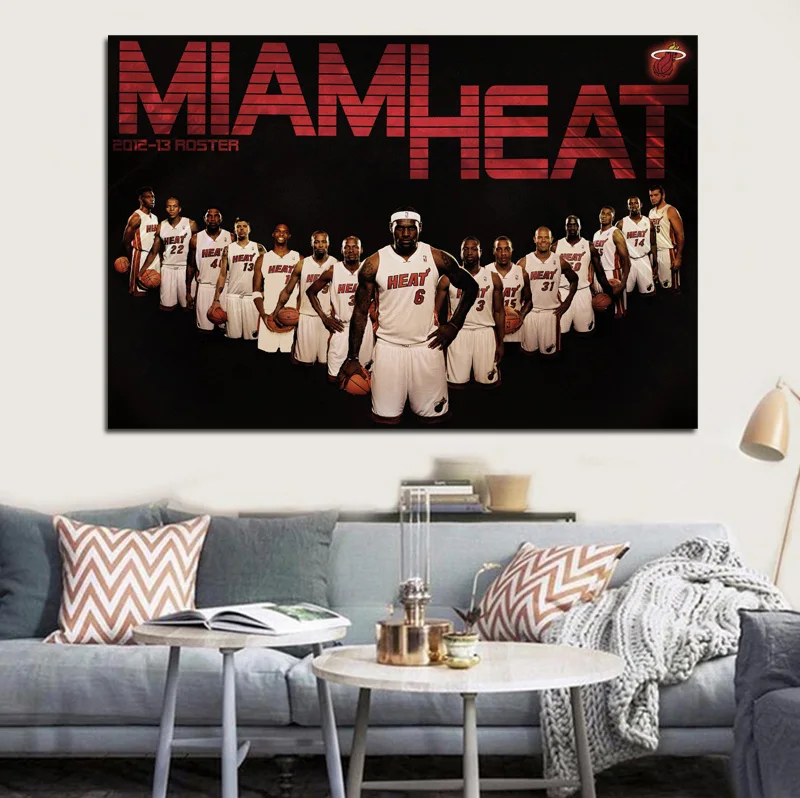 Buy basketball game sports KD218 living room home wall modern art decor wood