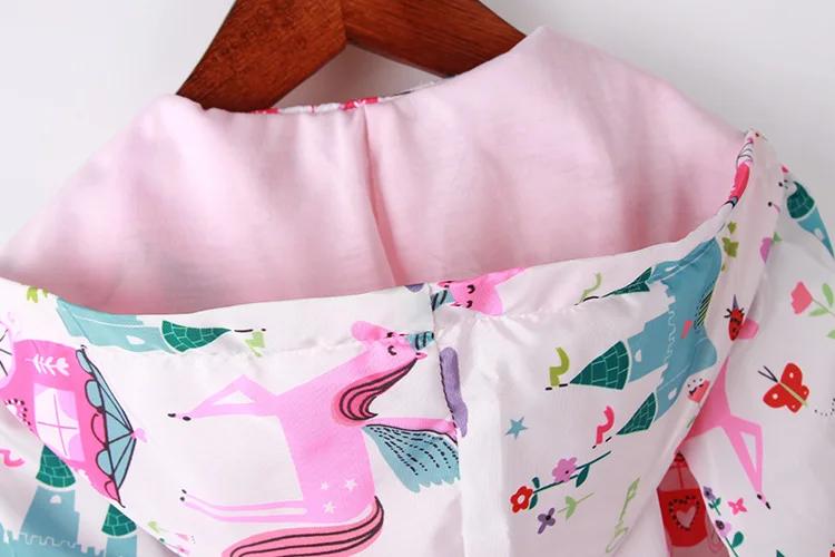 Jaquetas para Meninas Flor com Capuz Primavera Outono Crianças Outerwear Meninas Moda Cavalo Imprimir 2-8y Animal Estilo Roupas 2020 14 2020 primavera outono crianças outerwear meninas moda