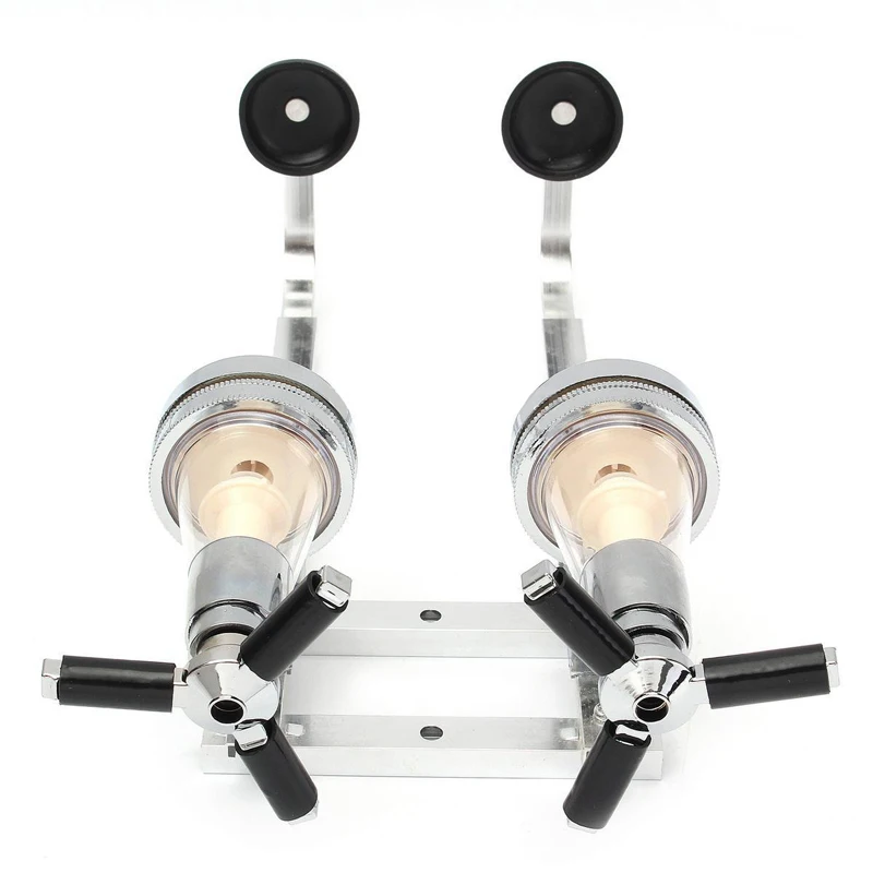JX-LCLYL 1pc 2 Bottle Liquor Holder Wall Mounted Alcohol Dispenser Drinking Home Bar Tool