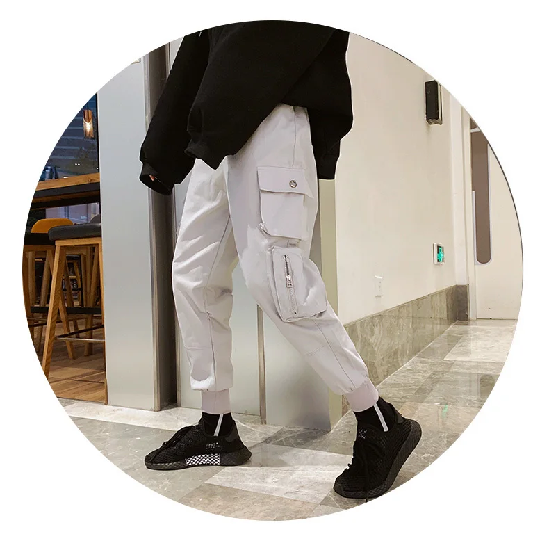Новые весенние рабочие ветер брюки для девочек для мужчин модные однотонные цвет прямые повседневные брюки человек уличная тенденция