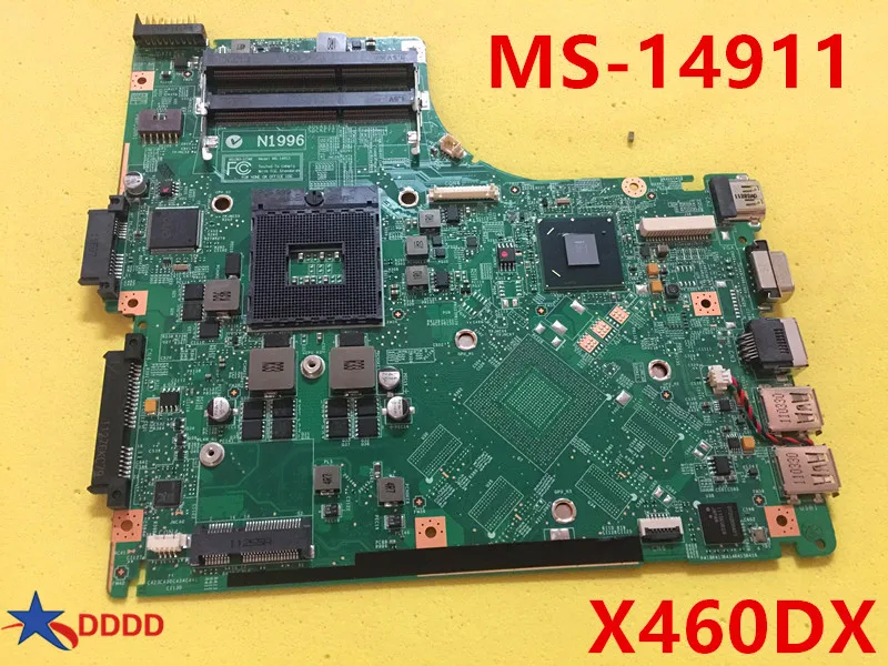 Оригинальный MS 1491 14911 для MSI GE40 X460DX материнская плата ноутбука полностью