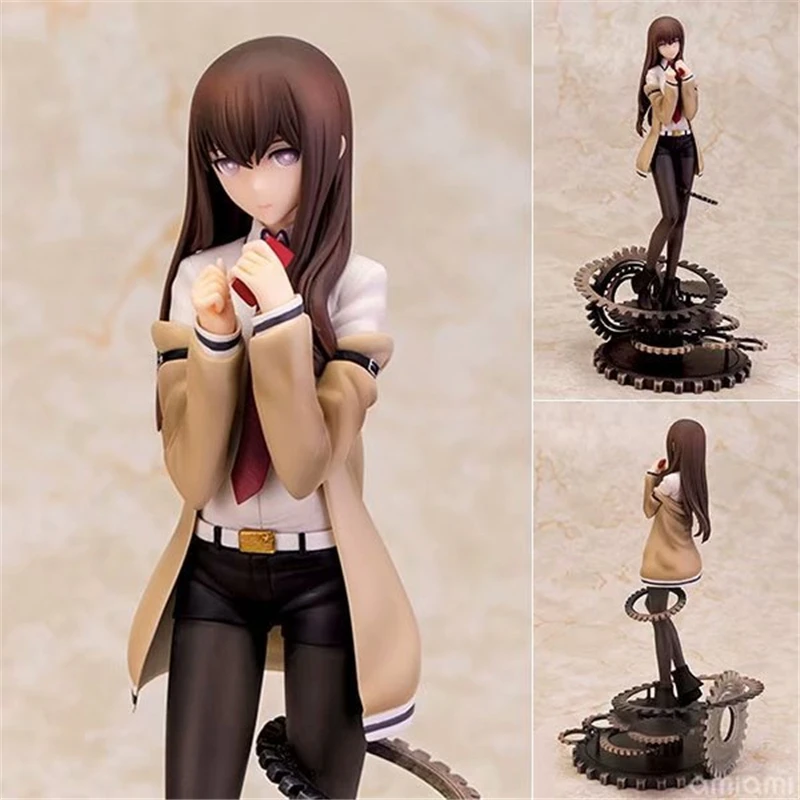 Anime Steins Gate Makise Kurisu 1/7 Scale Painted PVC Action Figure Collection Model Toys Doll 26cm | Игрушки и хобби