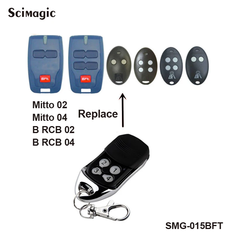 

BFT MITTO B2 B 2 remote control gate garage key fob 433,92 MHz RCB02 R1 D111904