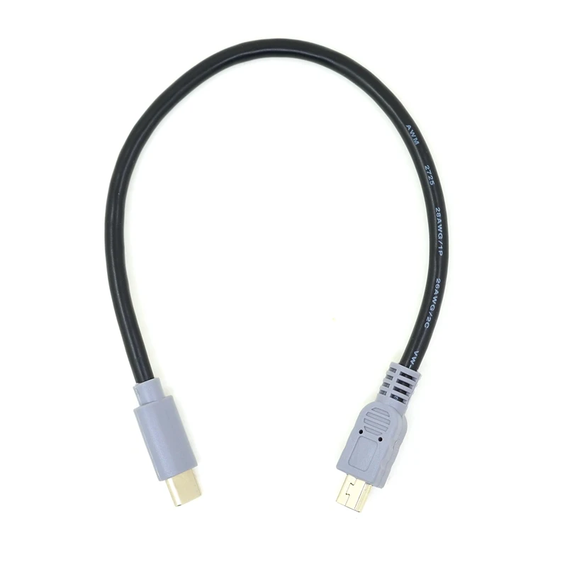 USB 3,1 хост OTG type C папа-мини usb type B Мужской Кабель-адаптер для мобильного жесткого концентратора камеры для Macbook и Google Chromebook