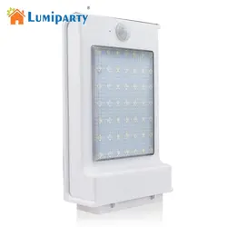 LumiParty Солнечный светодиодный свет 450LM 49 светодиодный Светодиодный светодиодный открытый свет безопасности беспроводной водостойкий с