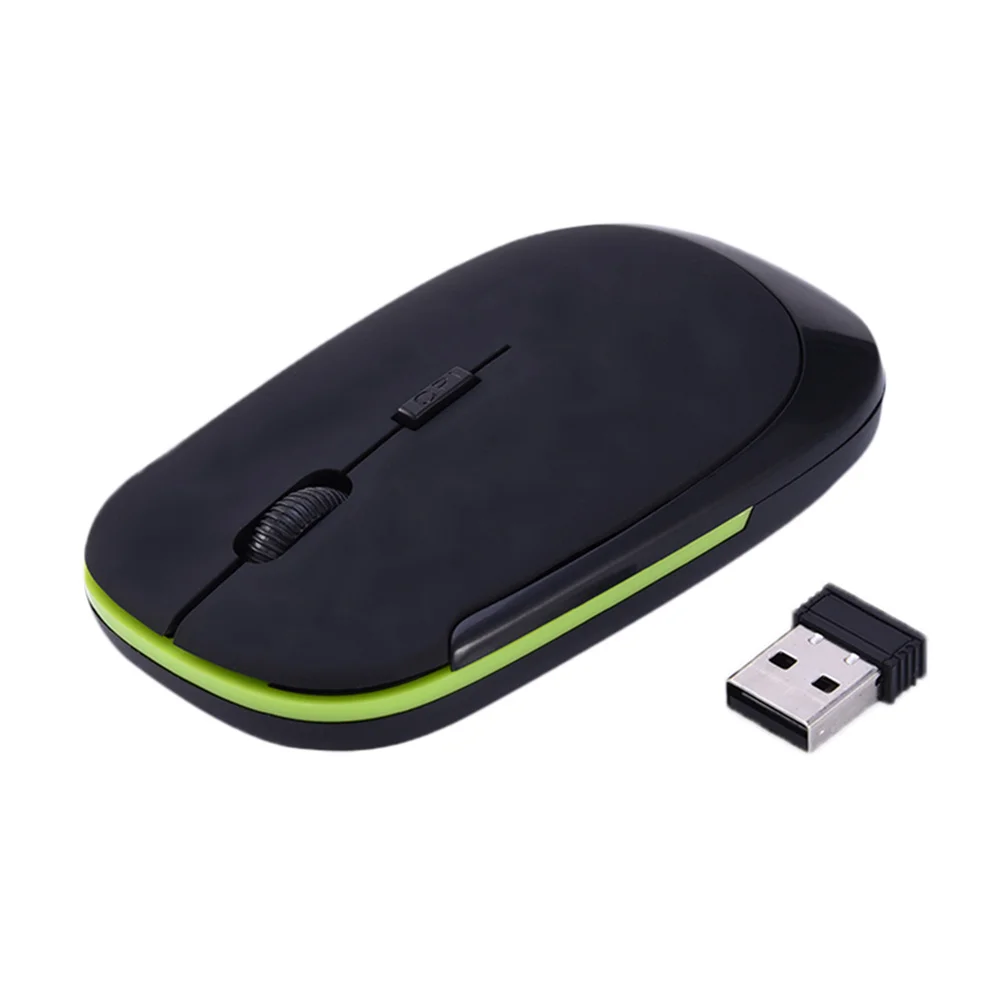 

2.4G Wireless Mouse Gamer with USB Receiver Laptop Computer Ultra Thin Wireless Optical Gaming Mause