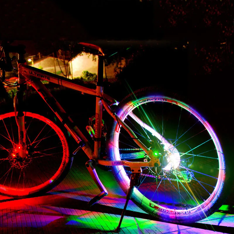 Bicycle Light Waterproof MTB Road Bike Hubs Lights USB Charging Front Rear Spoke Wheel Decoration Safety Cycling Lamp LT0110 (8)