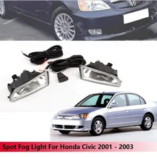 JanDeNing автомобильный точечный противотуманный светильник комплект для Honda Civic 2001 2002 2003(азиатская модель