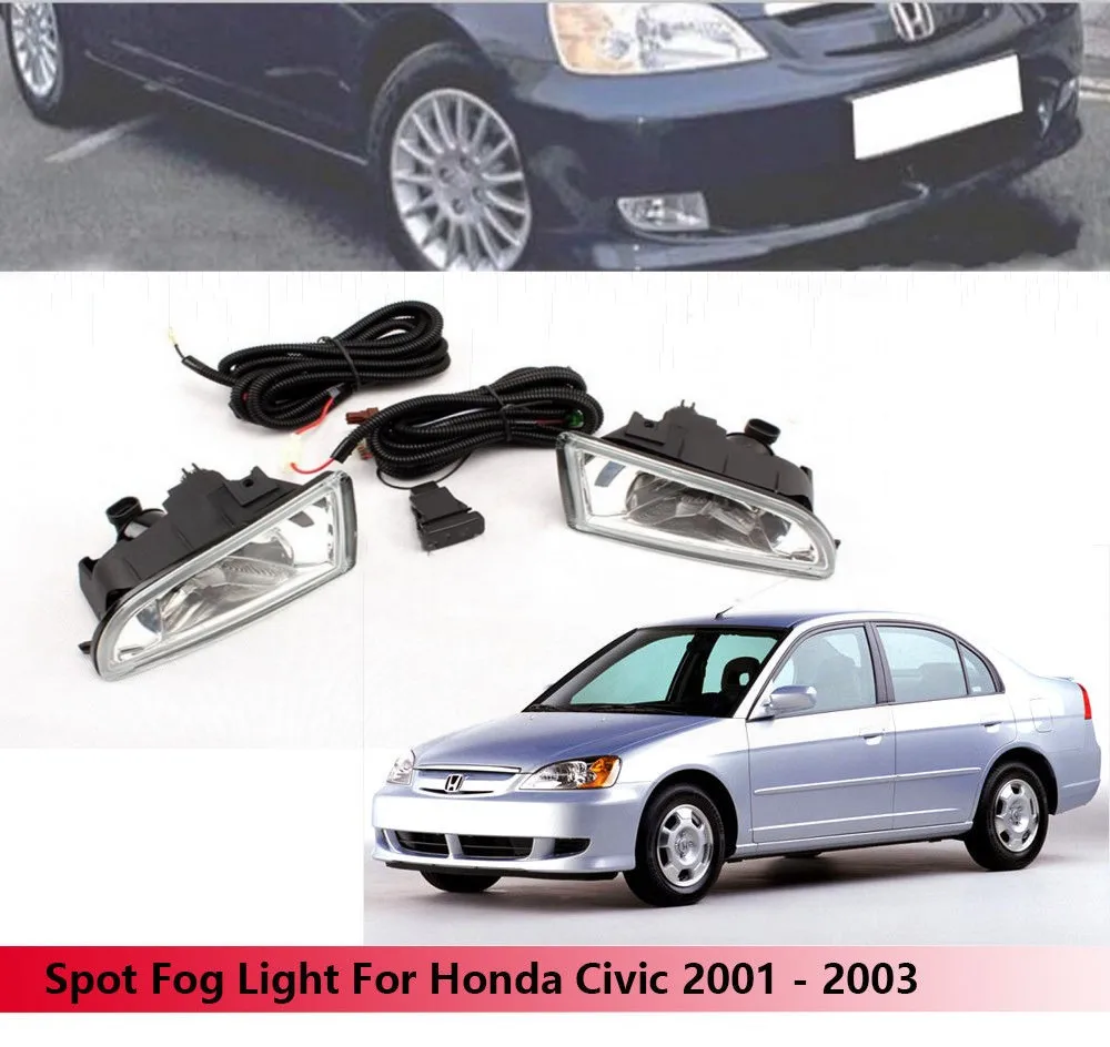 Комплект противотумансветильник фар JanDeNing для автомобилей Honda Civic 2001 2002 2003