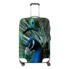Cool Peacock Luggage Protection Bag,Suitcase Accessories