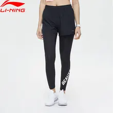 Li-Ning, женские спортивные шорты для бега, дышащие, обычная посадка, сухие, 88% полиэстер, 12% спандекс, подкладка, спортивные шорты AKSP082 WKD612