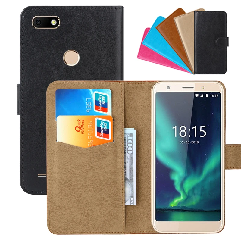 

Luxury Wallet Case For BQ BQ-5512L Strike Forward PU Leather Retro Flip Cover Magnetic Fashion Cases Strap