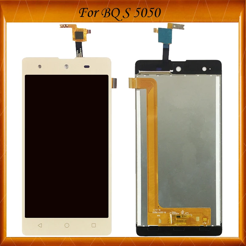 

100% Working Well BQ5050 Full LCD Assembly For BQ BQS 5050 BQS-5050 LCD Display With Touch Screen Digitizer Sensor Replacement