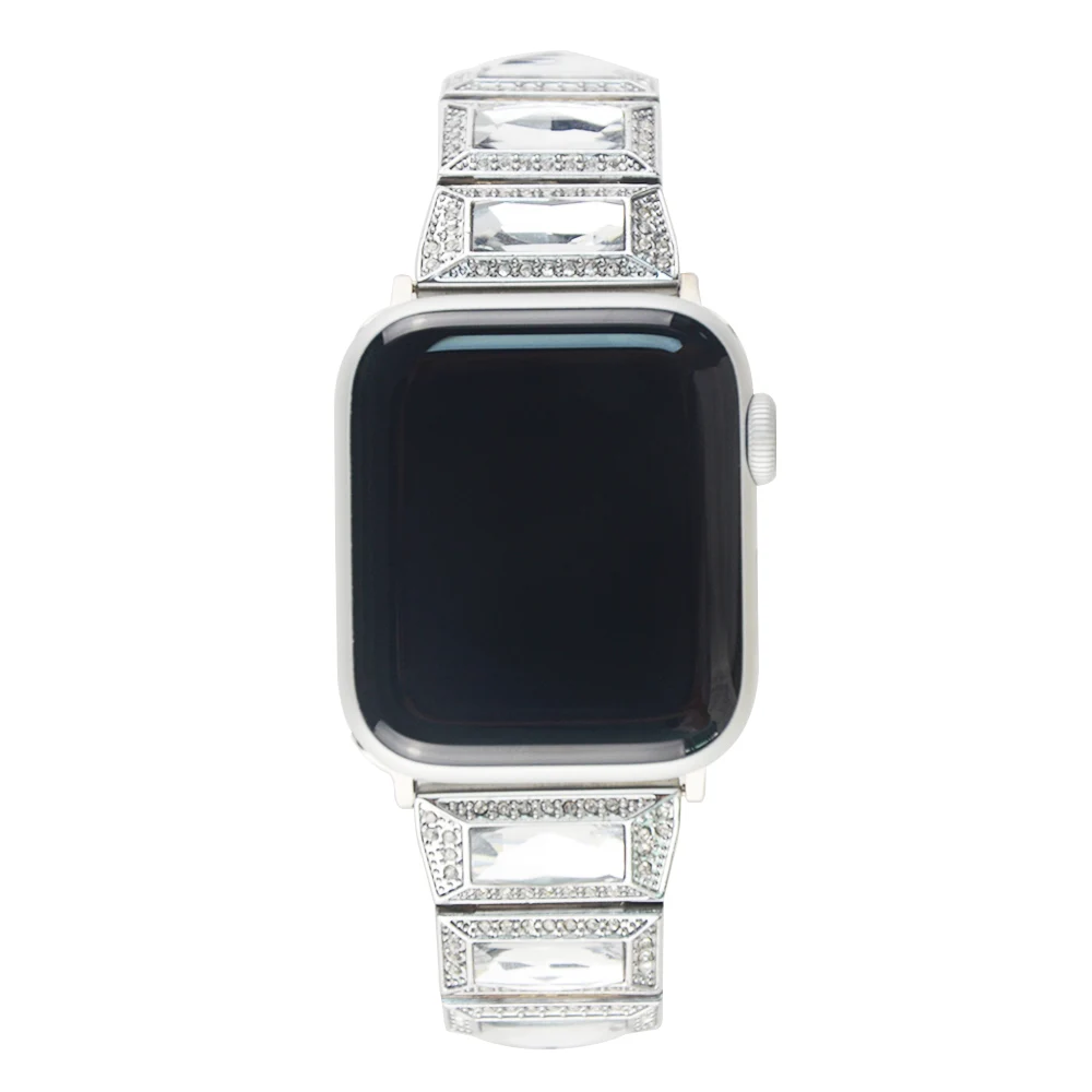 Роскошный алмаз драгоценного камня камень браслет для наручных часов Apple Watch, версии 5 4 3 2 1 Для мужчин/Для женщин бабочка с декоративной металлической пряжкой и ремешком 40/44 мм, 38, 42 мм, версия