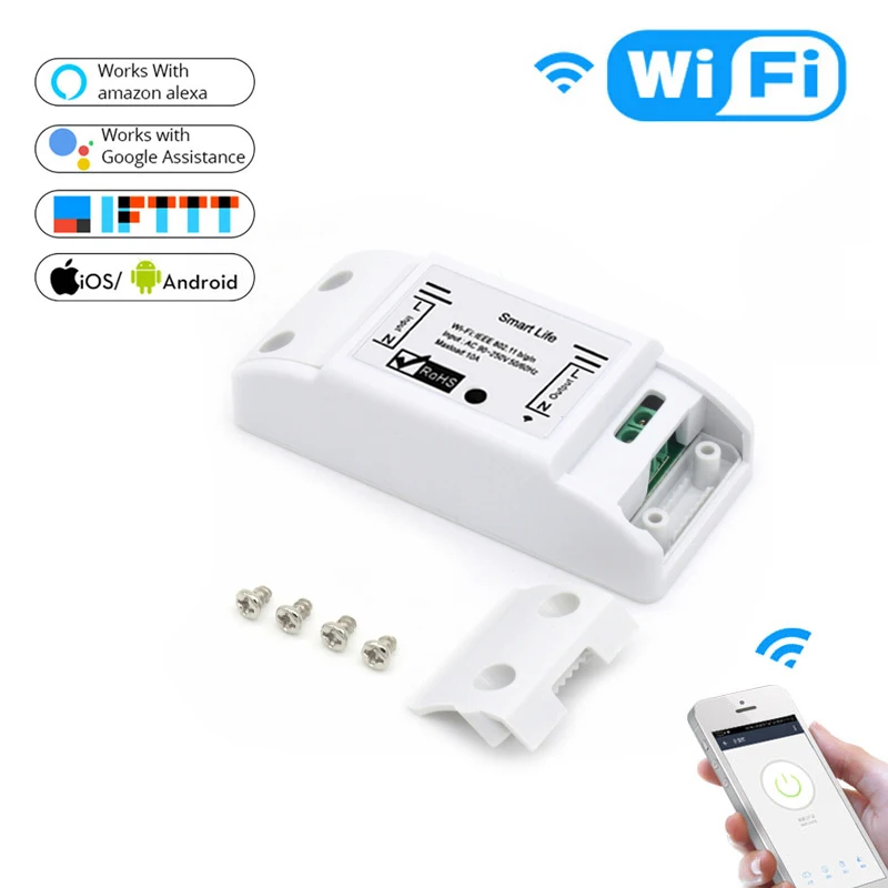 Универсальный пульт дистанционного управления таймер выключателя Wi-Fi голосовое