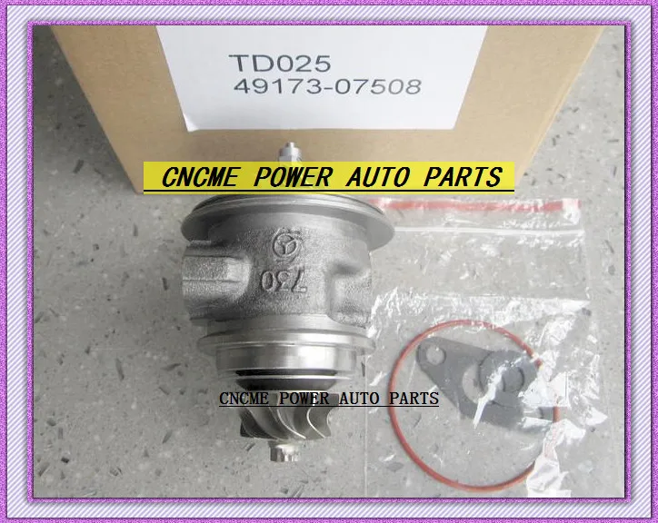 TURBO cartridge CHRA TD02 49173-07508 For FORD Fiesta For Focus C-MAX For Citroen C3 C4 For Peugeot 307 DV6B DV6ATED4 DV6UTED4 1.4L (5)
