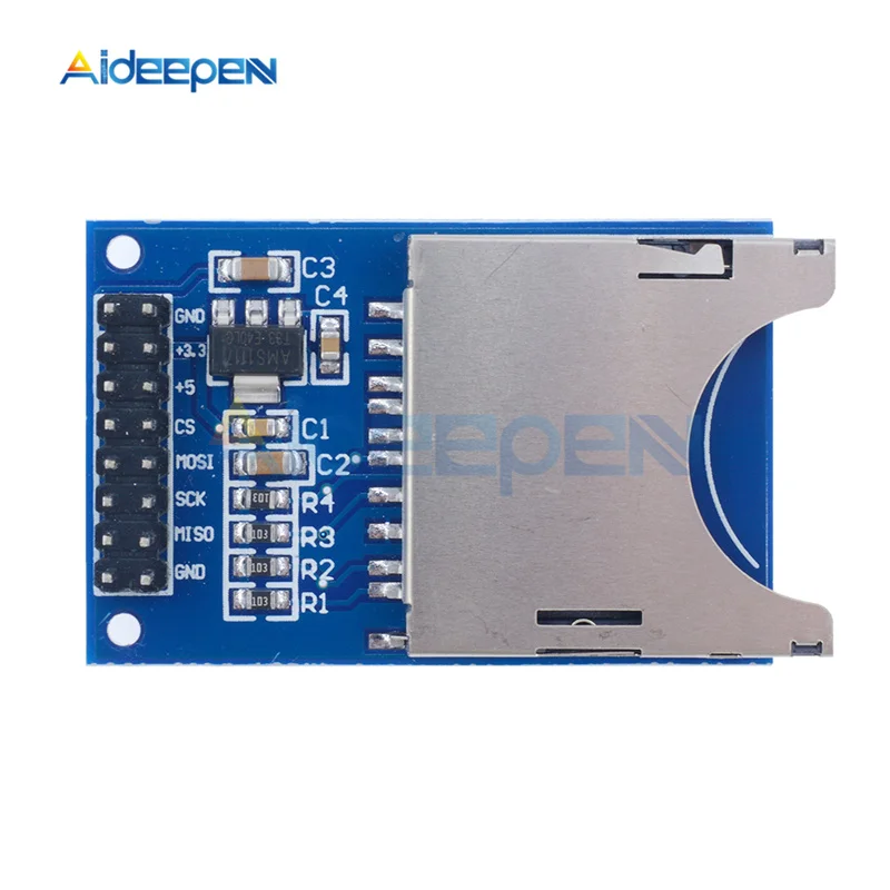 Модуль для чтения и записи SD карт 3 В/5 В Arduino разъем ридер ARM MCU|Детали аксессуары