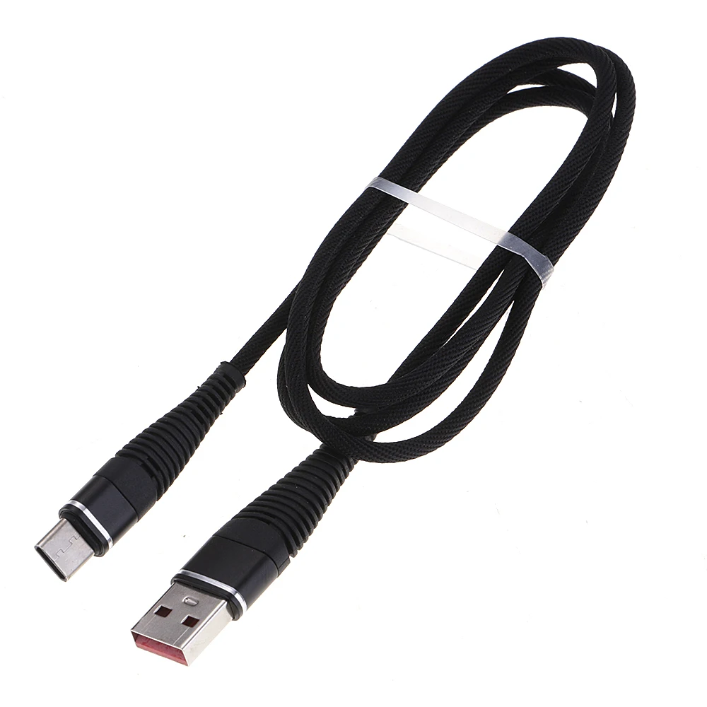 Рыбий хвост типа C зарядный данные зарядного кабеля шнур синхронизации для Huawei Mate 9/P9 plus - Цвет: Черный
