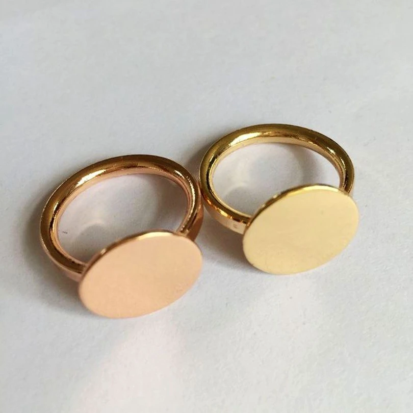 

Free Shipping Geometric Copper Material Ring