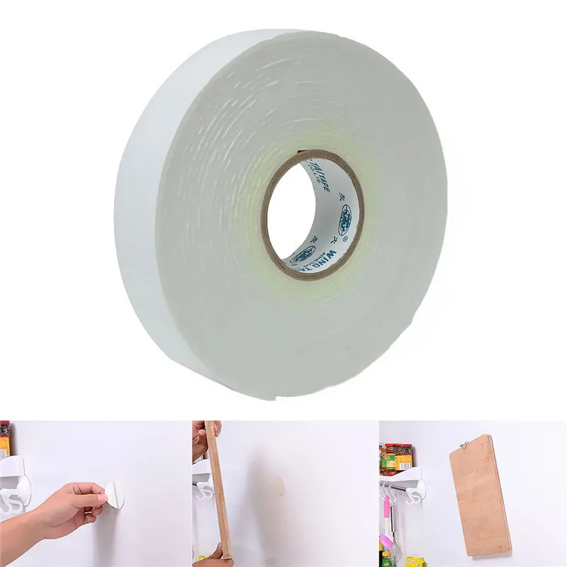 

5mx24mmx1.8mm White Strong Double Sided Sticky Tape Foam Double Faced Adhesive Craft Padded Mounting