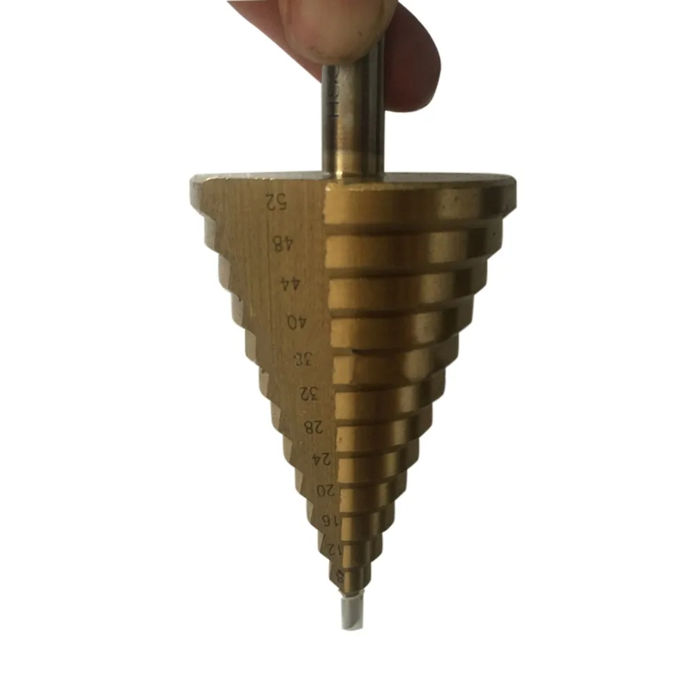 

HSS DZ103 4-52mm Step Cone Drill Bits for Metal Drilling Power Tools for Woodworking Round Handle Core Drill Bits Cutters