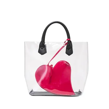 

Waterproof Swimming Storage Beach Bag Bath Bag PVC Transparent Bag Travel Tote Wash Swmming Handbags