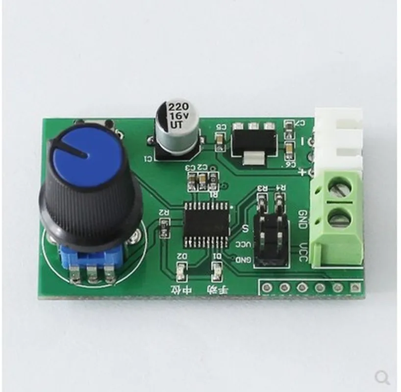 

1pcs Double steering gear knob serial port control board futaba MG995 SG90 steering gear debugging board #Hbm0122