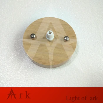 

1 pcs 10cm Wooden pendant lamp holder plate DIY wood ceiling canopy lighting accessories wood lamp ceiling rose and base