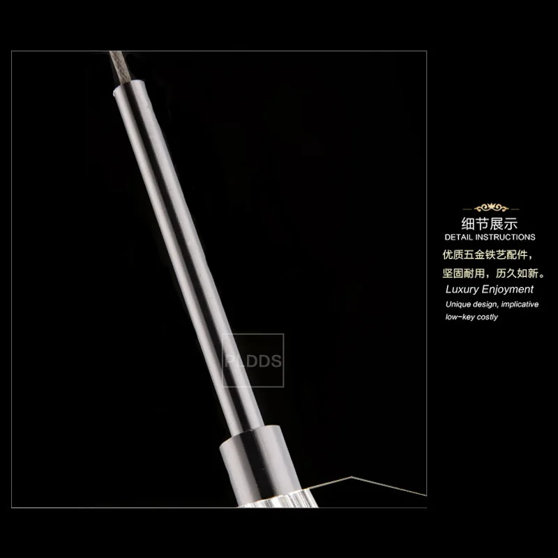 Современные прямоугольные подвесные светильники для столовой роскошные