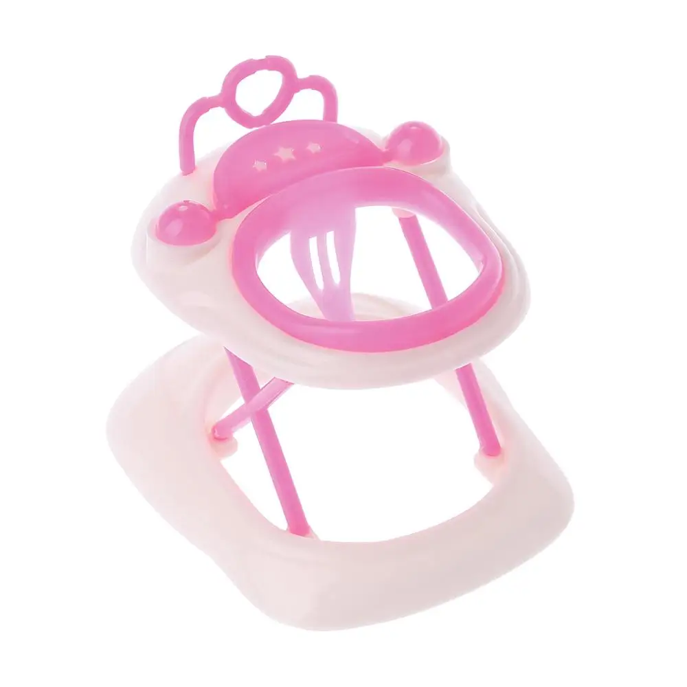 Новые розовые пластиковые ходунки для кукольного домика Барби Миниатюрные аксессуары