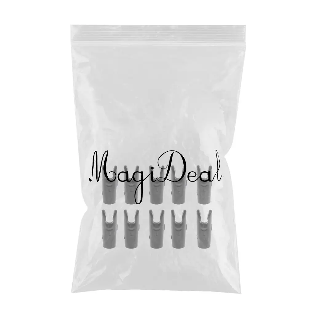 10 Pieces Archery Arrow Nocks / Insert Pin Nock SHAFT TAILS Hunting DIY Archery Accessory