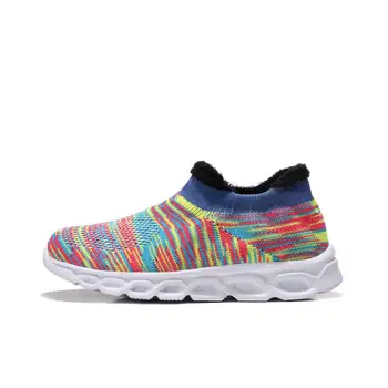 

Children Socks Shoes Kids Woven Shoes Baby Shallow Stretch Shoes Breathable Thick Bottom Wear Resistant Mixed Color SD034