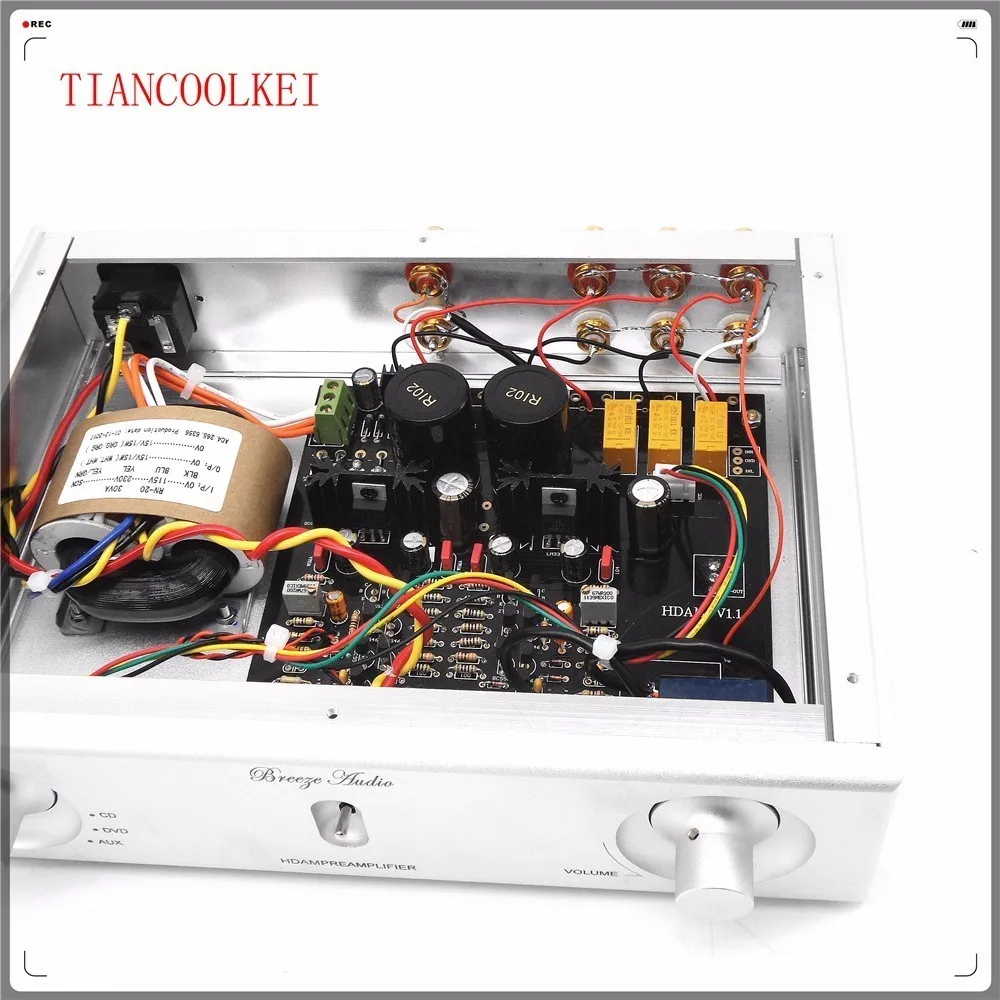 US $112.24 Generation JC2 Upgraded Audio Preamplifier 2Channel Cutover 6Channel Volume Controller Front HDAM Pre Amplifier