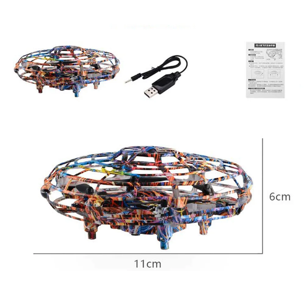 Flying Helicopter Mini drone UFO Shape RC Drone Infrared Induction Four Axis Aircraft Mini Helicopter Quadcopter Upgrade RC Toy Flying Helicopter Mini drone UFO Shape RC Drone Infrared Induction Four Axis Aircraft Mini Helicopter Quadcopter Upgrade RC Toy