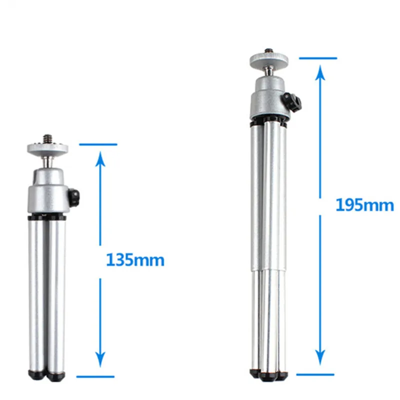 Мини настольный штатив-Трипод стойка крепление для телефона с застежкой и держателем для Gopro Камера стойка с автопуском для iphone 6 S 7 S Samsung s6Huawei P7