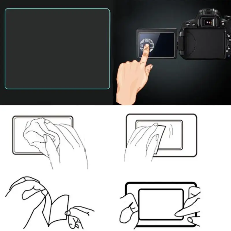 ЖК-экран против царапин защитный чехол с закаленным стеклом для Nikon D5600