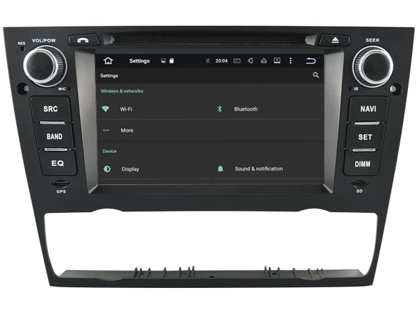 Discount Ips screen Android 8.0 Car Dvd Navi Player FOR BMW 3 Series E90/E91/E92/E93 (2005-2012) A/C gps auto stereo audio multimedia 4
