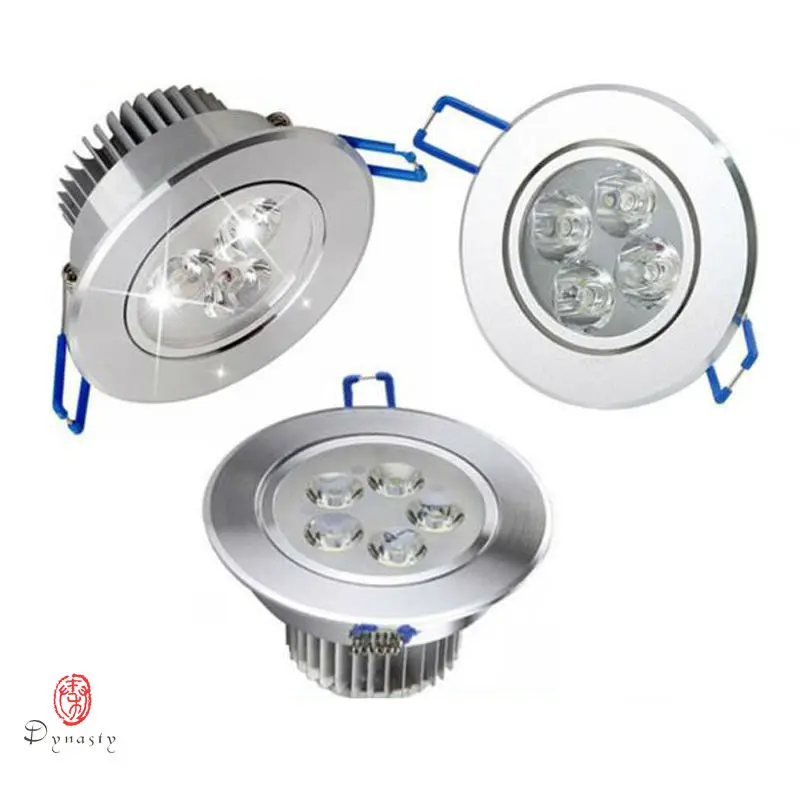 

10Pcs/Lot LED Ceiling Light High Power Spotlight Conceal Recessed Commercial Downlight Foyer Restaurant Free Shipping Dynasty