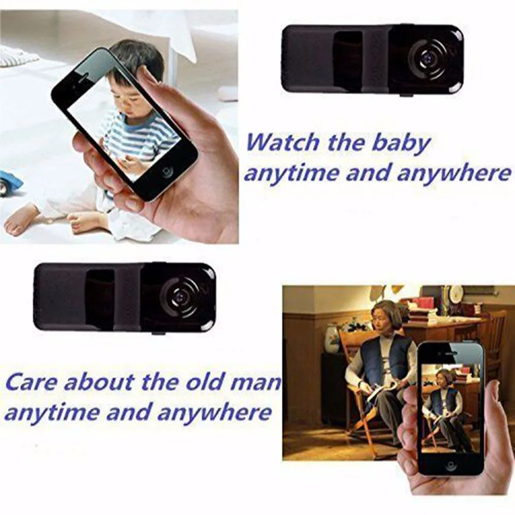 WIFI IP домашняя беспроводная видеокамера семейная безопасность мини камера DVR