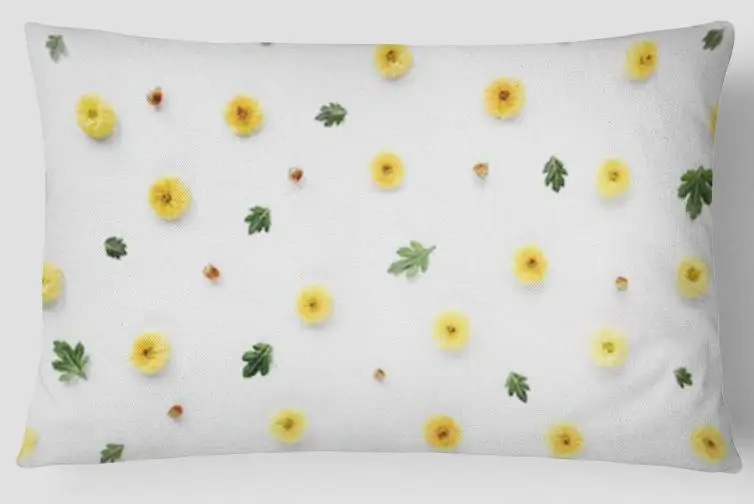 30x50 см, современный стиль, простая желтая Геометрическая подушка, маленький свежий цветок, кактус, ананас, слон, подушка, подголовник для дивана, кровати - Цвет: A6