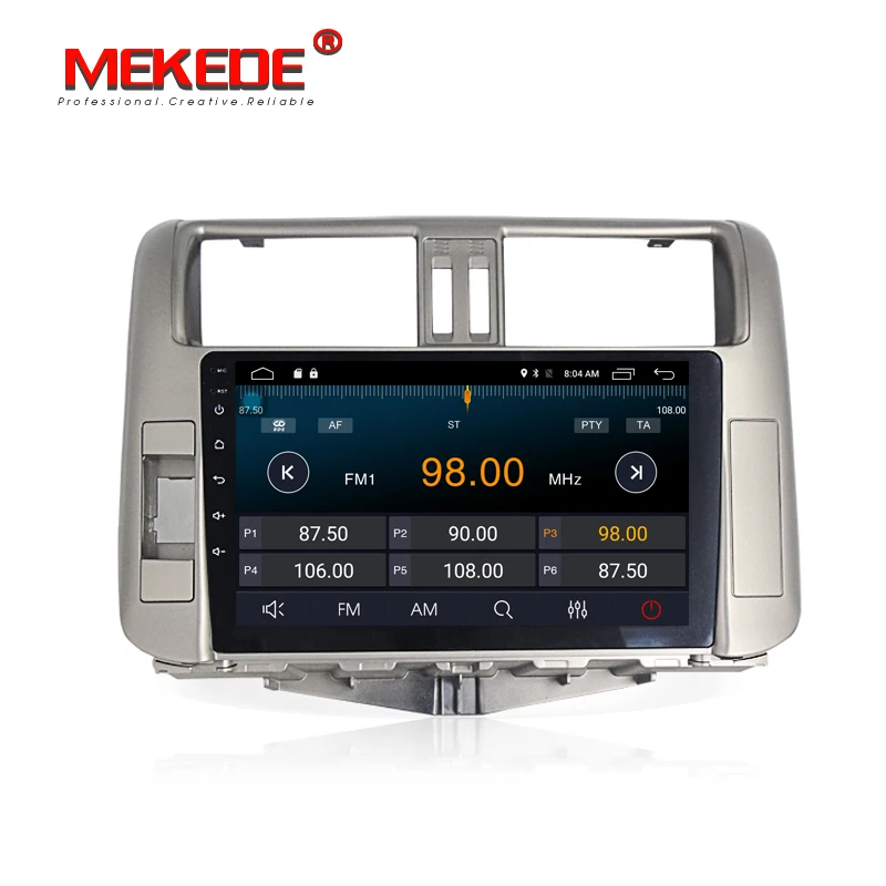 Sale Mekede Car Multimedia player Autoradio car gps dvd player for Toyota Prado 150 Land cruiser 2010-2013 with 4G LTE wifi bluetooth 2