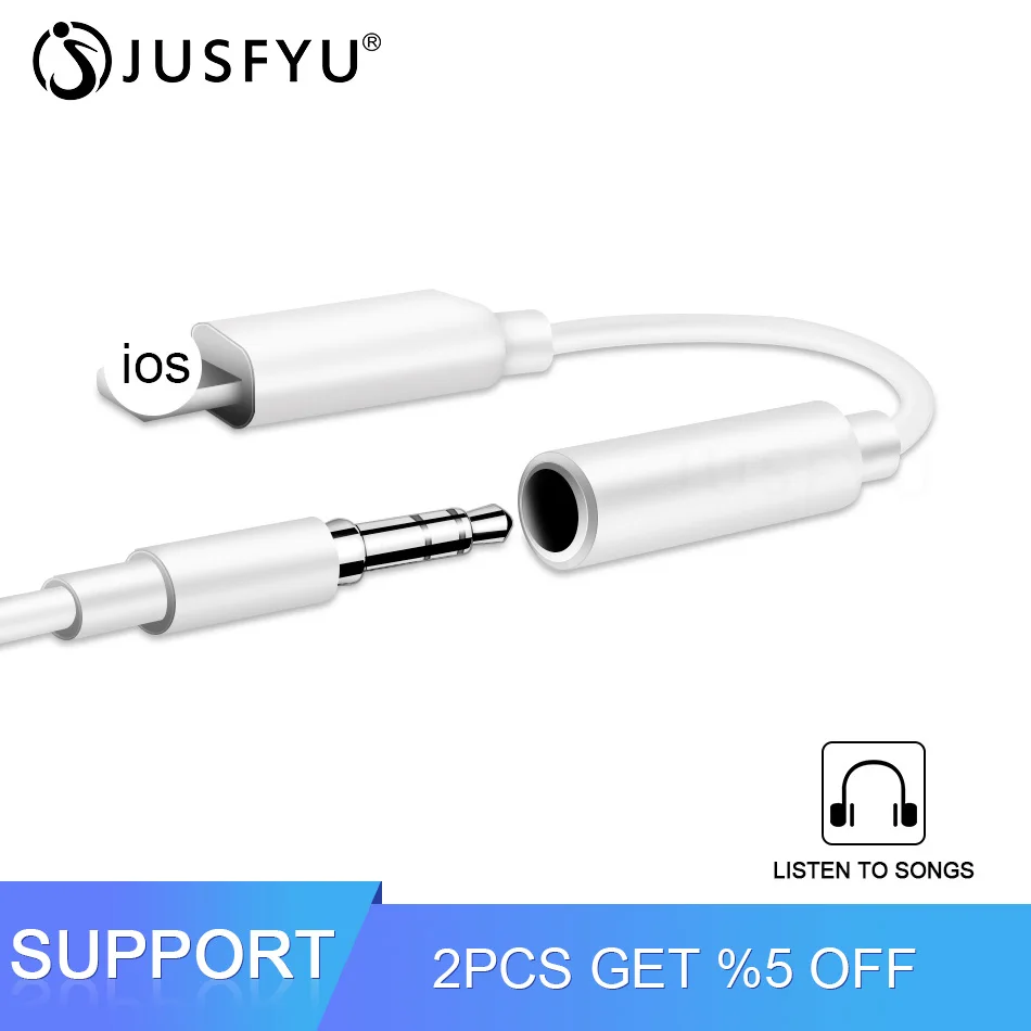 For iPhone 3.5mm Jack AUX Headphone Adapter Cable For 8 7 X XS MAX XR 3.5 Headset Audio Adaptador Adaptateur Phone Accessories For iPhone 3.5mm Jack AUX Headphone Adapter Cable For 8 7 X XS MAX XR 3.5 Headset Audio Adaptador Adaptateur Phone Accessories