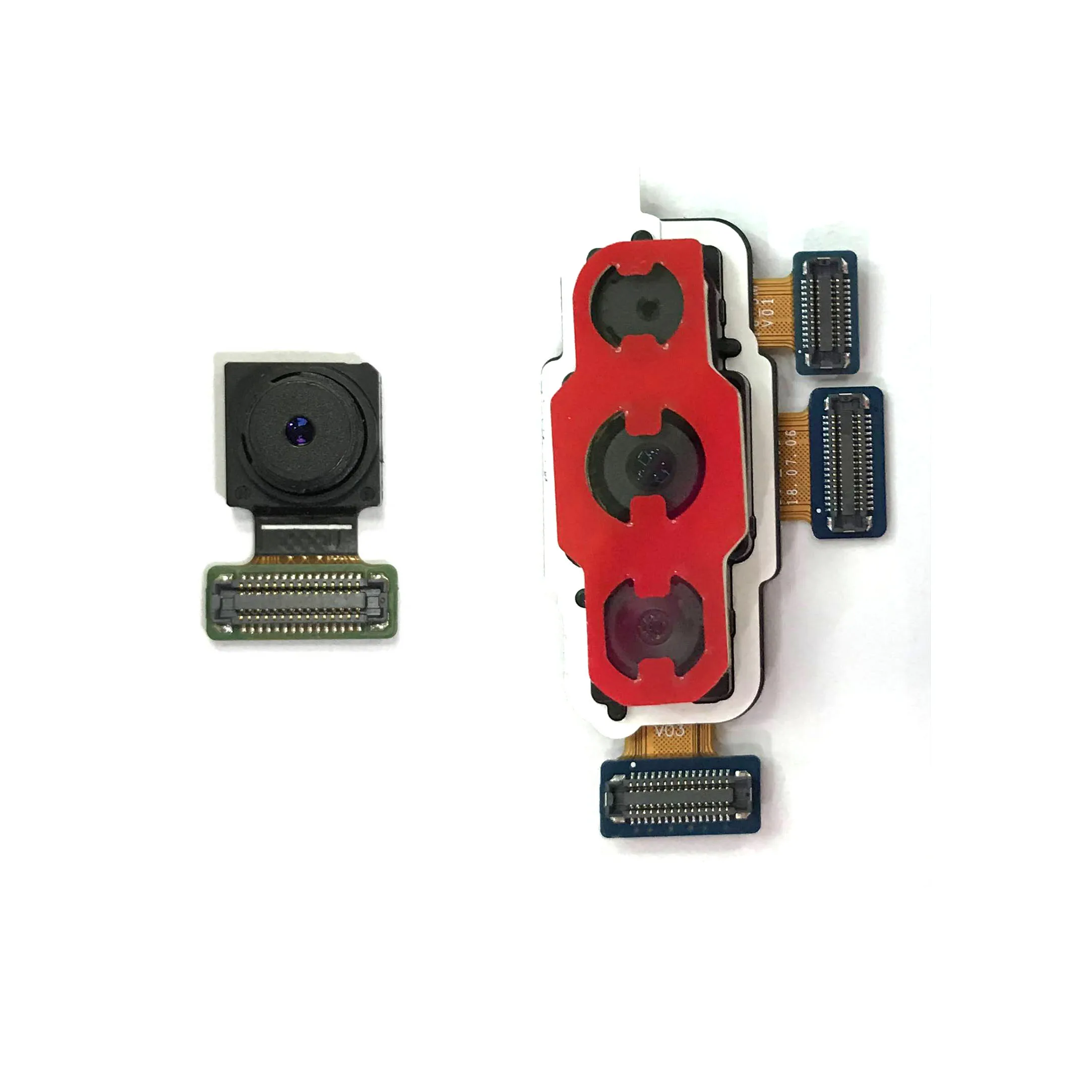 Фронтальная маленькая фронтальная селфи-камера/Задняя Основная камера заднего вида для Samsung Galaxy A7 A750FN A750DS