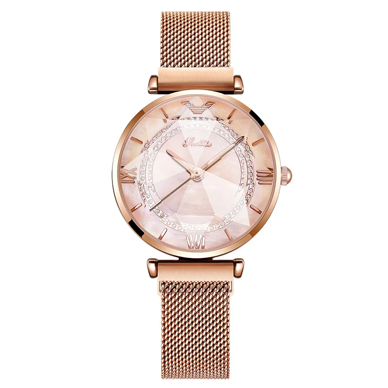 

Scottie Luxury Gold Women Watches High Quality Japan Quartz Steel Women's Bracelet Female Clock Relogio Feminino Montre Femme