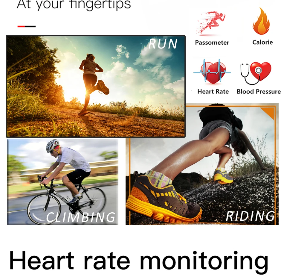 BANGWEI 2019 New Smart Watch Men Women Heart Rate Monitor Blood Pressure Fitness Tracker Smartwatch Sport Watch for ios android