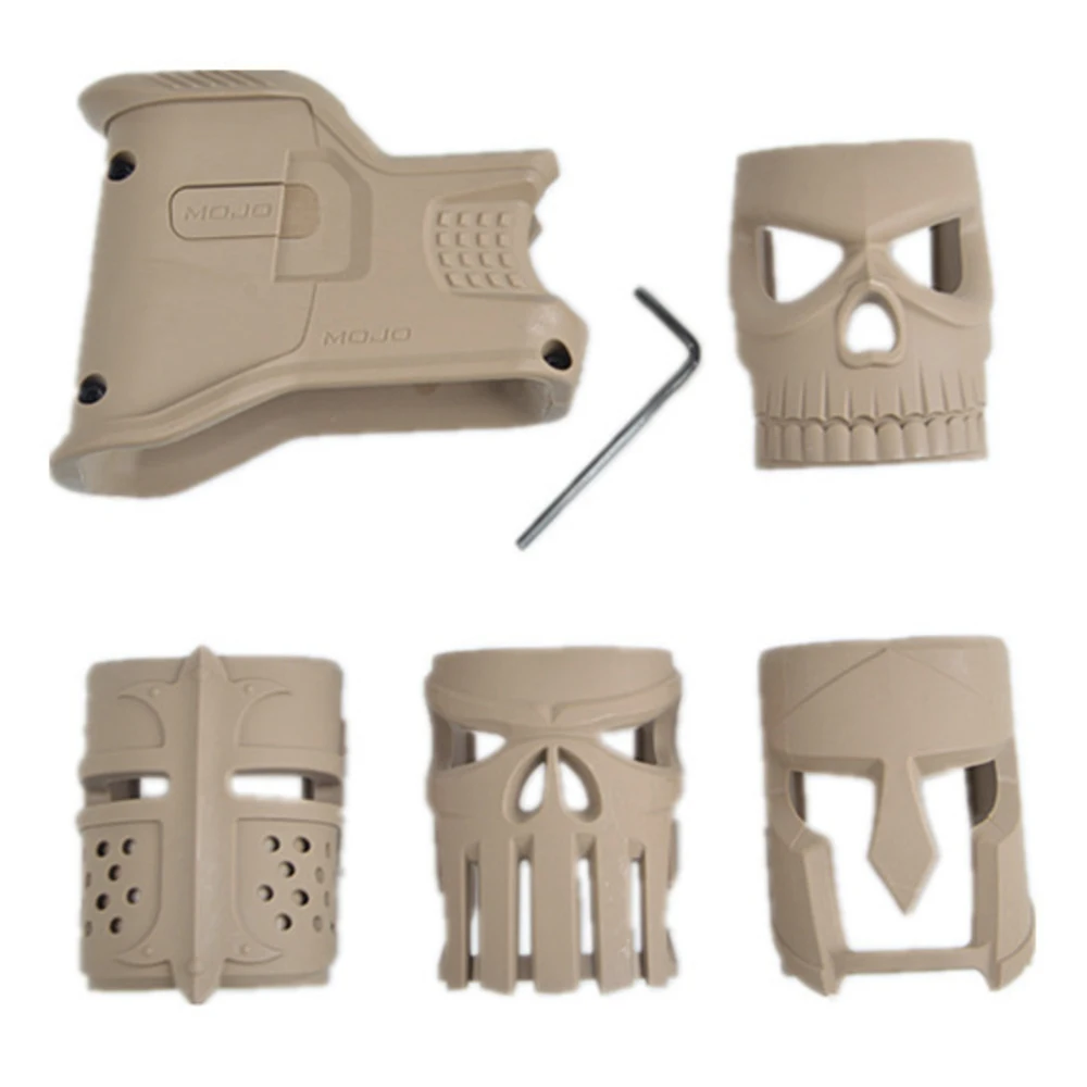 tactical accessories Playful bag Gel ball blaster gun tactics Grip MOJO Grip ar-15 cartridge enhanced nylon Grip for hunting (8)