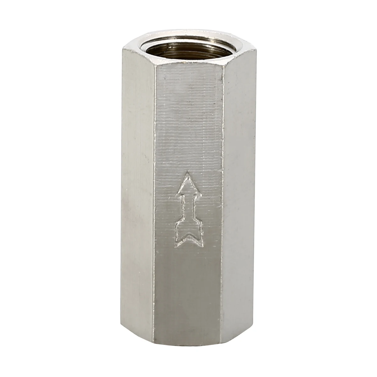 New Brass One-way Valve 1/4" Threaded BSPP Female Full Ports Pneumatic Connector One Way Air Gas Check Oil Water Valve