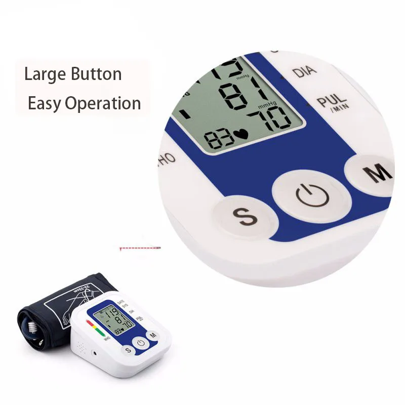 Blood Pressure Monitor Medical Equipment Pressure Meter Oximetro De Dedo Tensiometro Digital Bloeddrukmeter Health Care Tansiyon